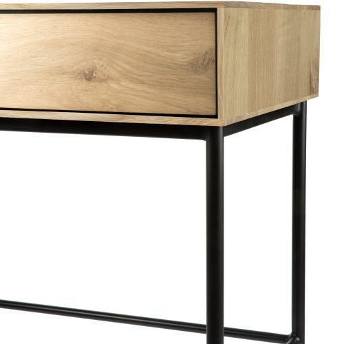 51478 Oak Blackbird desk - 2 drawers_det 2