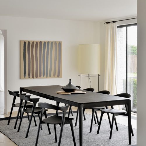 51544_51491_Oak_black_Bok_extendable_dining_table_chair_21720_Black_Dots_kilim_rug_1_WEB