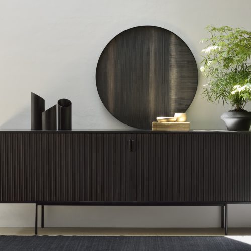 10051_Roller_Max_black_sideboard_224cm_20645_Layered_clay_wall_art_84cm_WEB (2)