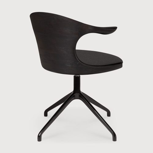 product_wf_10581_Flow_office_chair_without_wheels_aluminium_base_Black_frame_varnished_teak_Off_Black_fabric_Dark_Grey_back_WEB
