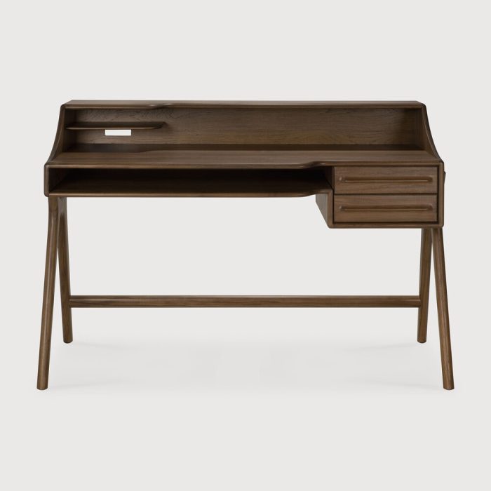 FLOW Birou, teak, wild brown